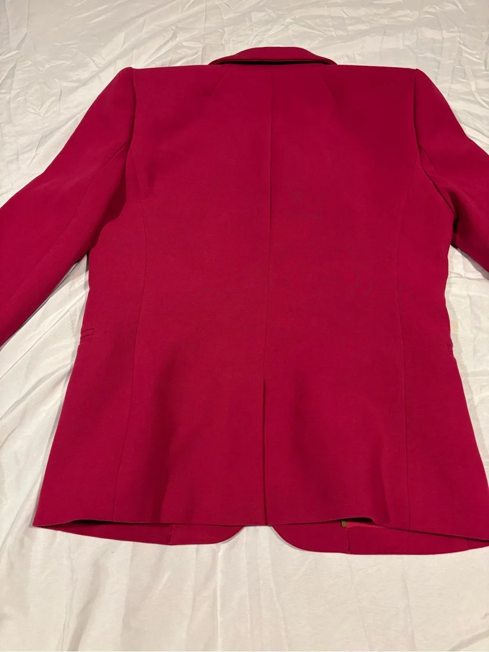 J. Crew Women's Bright Fuchsia Two-Button Blazer